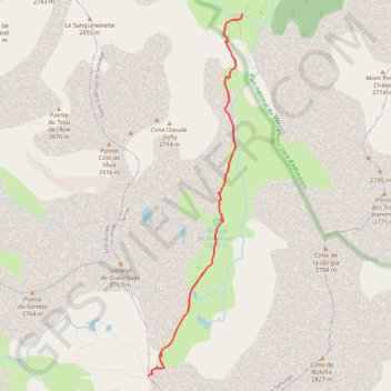 Col de Gialorgues GPS track, route, trail
