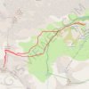 Trace hivernale au Soum des Salettes GPS track, route, trail