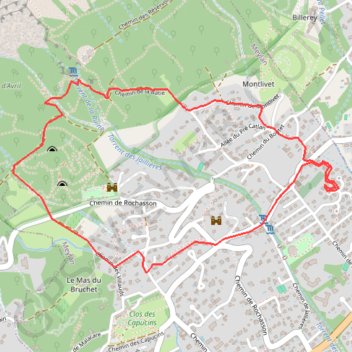 VTT Fontaine Ardente, Rochasson GPS track, route, trail