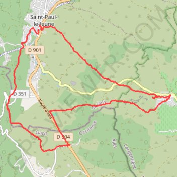 Chapelle Saint Sébastien - Chadouillet GPS track, route, trail