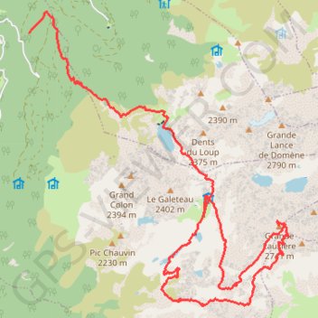 Grande Lauzière SSW GPS track, route, trail