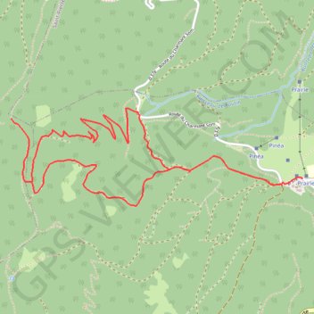 Sortie raquettes au Montfromage (chartreuse) GPS track, route, trail