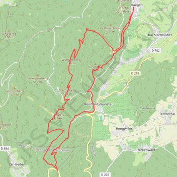 Col_de_Valsberg-Haegen_24km GPS track, route, trail