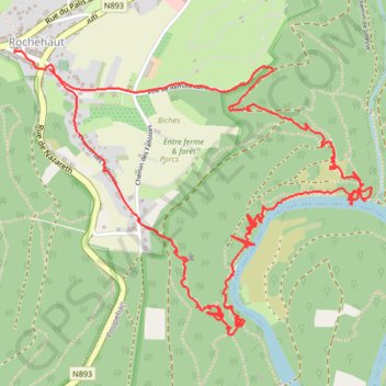 Bouillon GPS track, route, trail