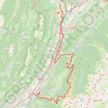 Merdaret GPS track, route, trail
