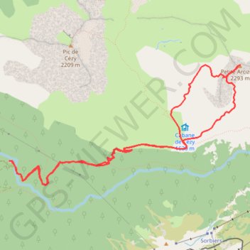 Petite Arcizette GPS track, route, trail