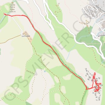VIA FERRATA FLORAC (48) GPS track, route, trail