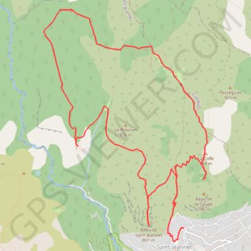 LES BAOUS GPS track, route, trail