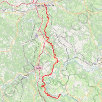 Rocamadourbrive GPS track, route, trail