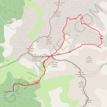 Pas la Cloche depuis la Jarjatte (Devoluy) GPS track, route, trail