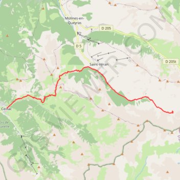 Queyras - Blanche - Ceillac GPS track, route, trail