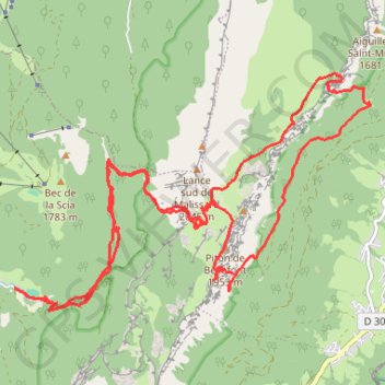 Joli tour en Chartreuse GPS track, route, trail