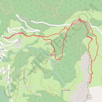 De Boudin à la Roche Parstire GPS track, route, trail