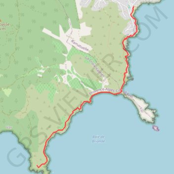 Cap Lardier - Ramatuelle GPS track, route, trail