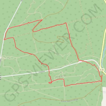 Au fil des chemins d'Ecouves - Croix Madame GPS track, route, trail