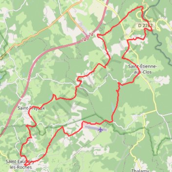 [Itinéraire] Flore du Chavanon GPS track, route, trail