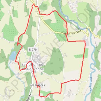 Chavanaise GPS track, route, trail