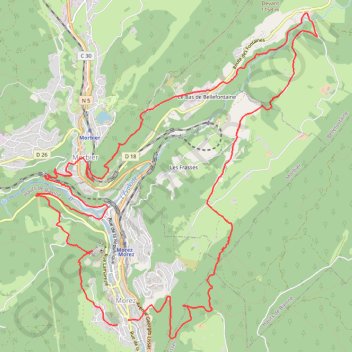 Morez - Morbier - L'Evalude GPS track, route, trail
