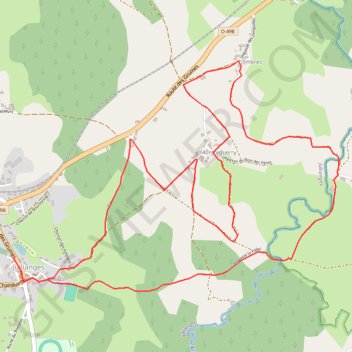 Pays de Craponne - Jullianges GPS track, route, trail