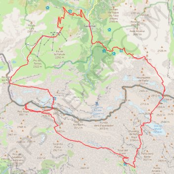 Raids Gavarnie - Mont Perdu GPS track, route, trail