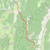 Les Hauts Plateaux du Vercors en âne - Étape 1 GPS track, route, trail