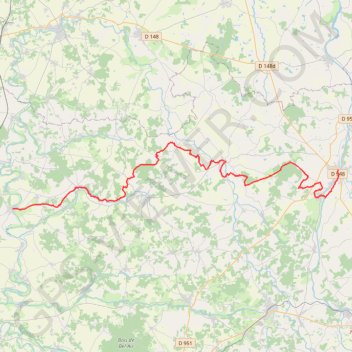 TCH J3 Confolens - Verteuil-sur-Charente GPS track, route, trail