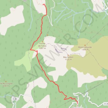 Plateau du Lac GPS track, route, trail