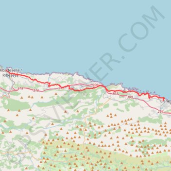 CamNor_150_Llanes-Ribadesella GPS track, route, trail