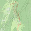 Jura : Crêt de la Goutte GPS track, route, trail
