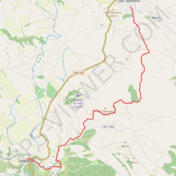 Rota Vicentina - Chemin historique - Étape 6 GPS track, route, trail