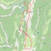 Tour du Vercors jour 1 GPS track, route, trail