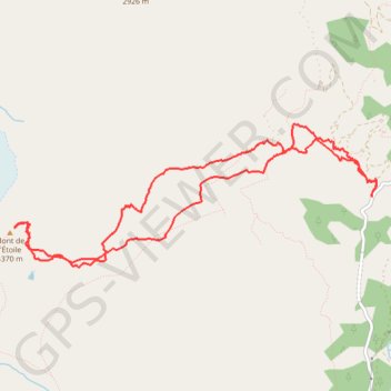 Mont de l'Étoile GPS track, route, trail
