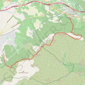 Pourcieux - Trets GPS track, route, trail