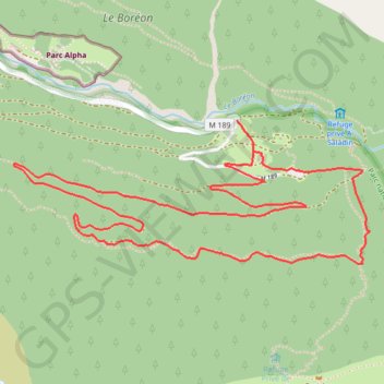 G3b Boréon GPS track, route, trail