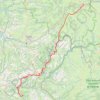 GR465 Chemin de Cluny. De Murat (Cantal) à Conques-en-Rouergue (Aveyron) GPS track, route, trail