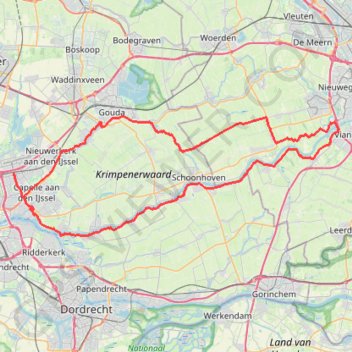 LF tour 100 KM GPS track, route, trail