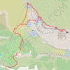 La Croix de Provence depuis le Plan d'Enchois GPS track, route, trail