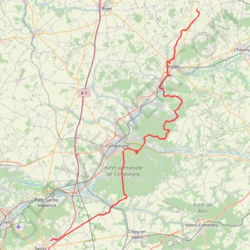 Compostel GPS track, route, trail