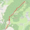 Mont d'Hermone depuis le Col du Feu GPS track, route, trail