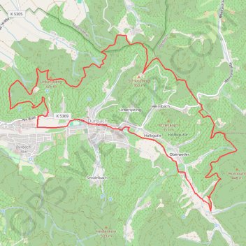 Genießerpfad - Premiumwanderweg Durbacher Weinpanorama GPS track, route, trail