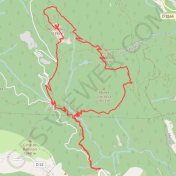 Sainte Agnès Marche 20 oct. 2020 à 09:19 GPS track, route, trail