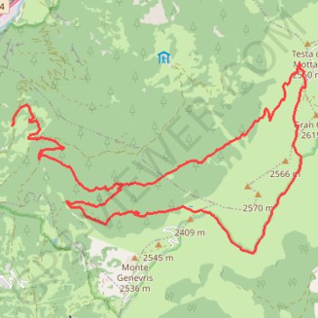 Monfol - Col Lauson GPS track, route, trail