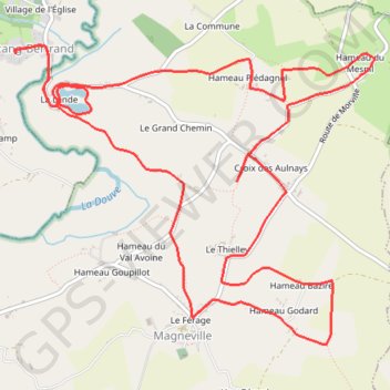 L'Étang-Bertrand (50260) GPS track, route, trail