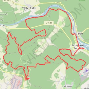 Rando Sexey aux Forges GPS track, route, trail