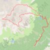 Tour horaire de la grande lance d'Allemond GPS track, route, trail