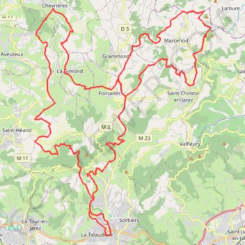 La Talaudièroise - La Talaudière GPS track, route, trail