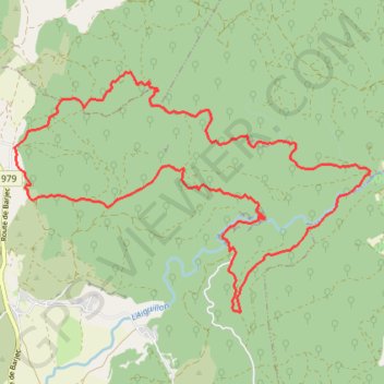 Gorges du Merderis - La Lèque GPS track, route, trail