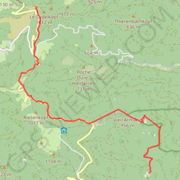 Marche Sudel GPS track, route, trail