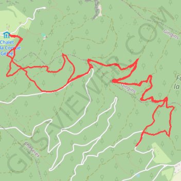 La Barillette - ski de rando GPS track, route, trail