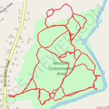 Westville Conservation Area Loop GPS track, route, trail